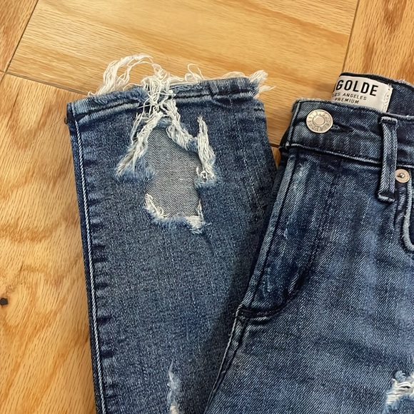 Agolde Sophie Distressed Skinny Jeans - Picture 6 of 14